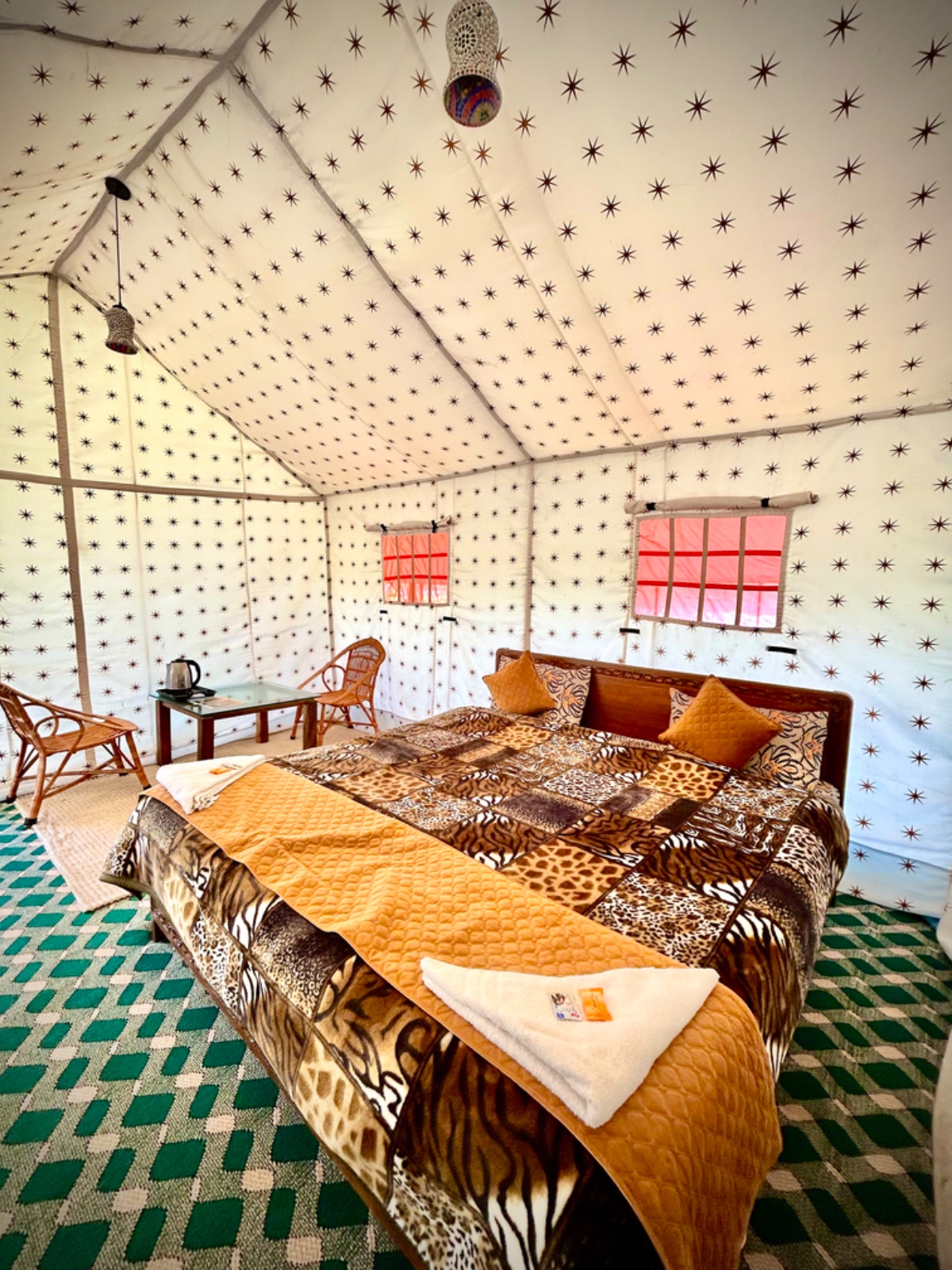 The Posh Camps Kashmir - snow peaks